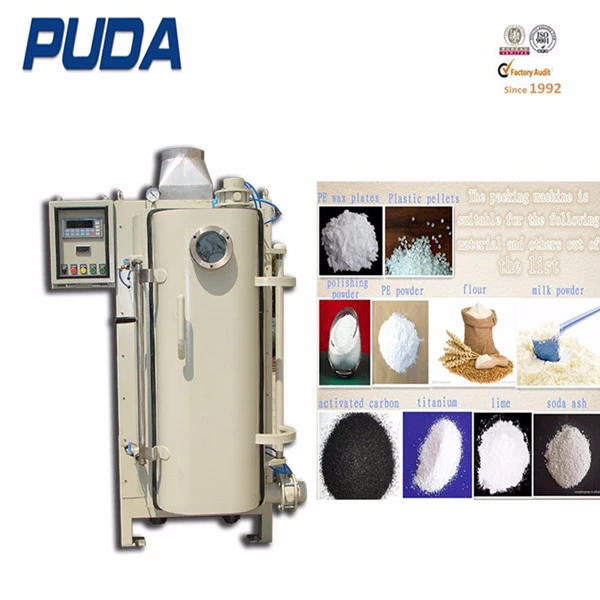 Graphite filling bag machine